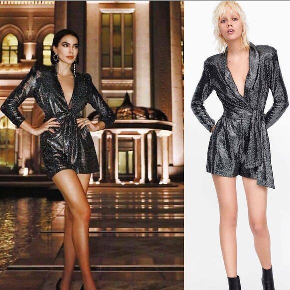 Sparkly Sequin Romper/Jumpsuit - Picture 3 of 10